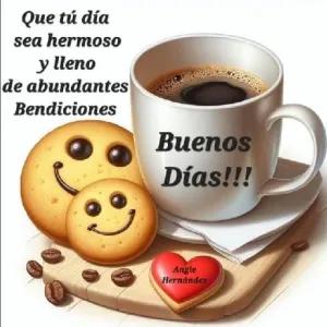 Que tú día sea hermoso y lleno de abundantes Bendiciones - getsticker.com