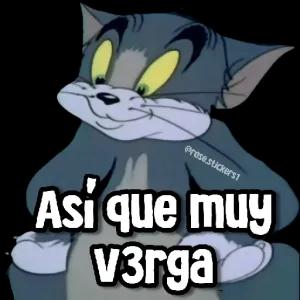 Así que muy v3rga - getsticker.com