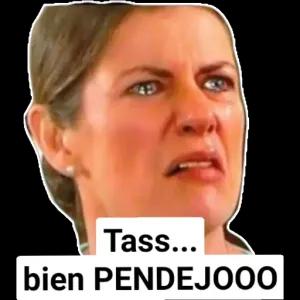 Tass... bien PENDEJOOO  - getsticker.com