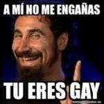 A MÍ NO ME ENGAÑAS TU ERES GAY meme generator.es 