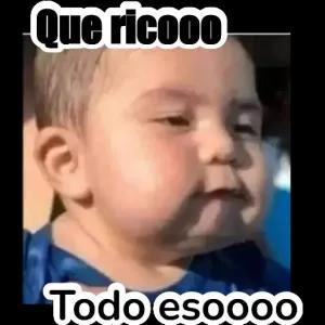 Que ricooo Todo esoooo - getsticker.com