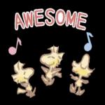 Fluffy Snoopy's Caring Stickers