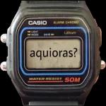 CASIO ALARM CHRONO LIGHT MODE 24HR Lithium aquioras? WATER RESIST 50M