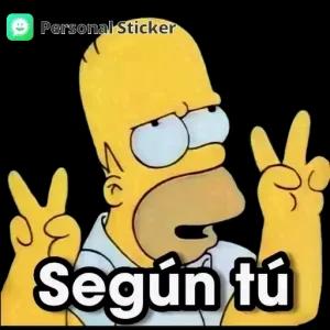 Según tú - getsticker.com