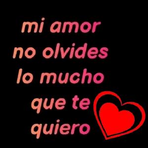 mi amor no olvides lo mucho que te quiero - getsticker.com