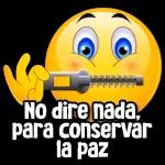 No dire nada. para conservar la paz