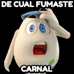 DE CUAL FUMASTE CARNAL - getsticker.com