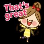 girl sticker 11161🙆‍♀️