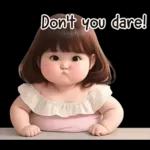 What a cute girl!❤️