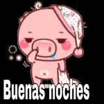 Stickers de cerdo animado