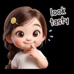 It's the little girl! 