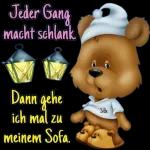 Jeder Gang
macht schlank
D
Dann gehe
ich mal zu
meinem Sofa
SiBe