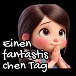 Handgezeichnetes kleines Mädchen