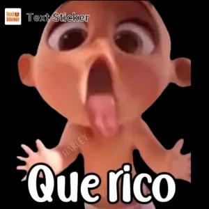 Que rico - getsticker.com
