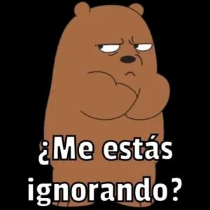 ¿Me estás ignorando? - getsticker.com