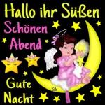 Guten Abend
Ich schicke euch
liebe Grüße.
SiBe