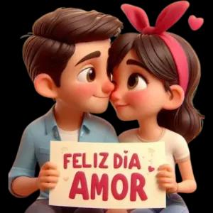 Feliz dia amor - getsticker.com