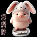 Piggy Rabbit so Cute