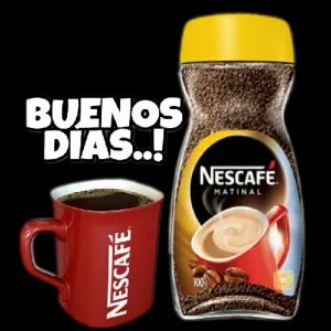 BUENOS DIAS..! NESCAFÉ NESCAFE MATINAL 100% - getsticker.com