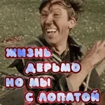 жизнь дерьмо но мы с лопатой