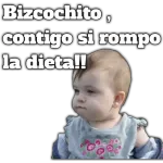 Bizcochito, contigo si rompo la dieta!!
