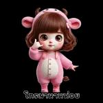 สาวน้อยน่ารัก - ชุดวัว 2