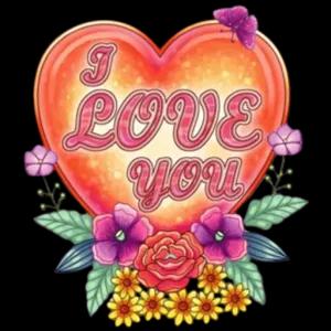 I love you - getsticker.com