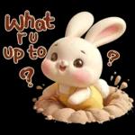 Cute bunny stickers