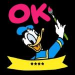 Donald Duck fill in the stickers as you like