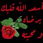 سعد الله قلبك برضاه ر محبته