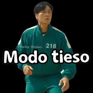 Modo tieso - getsticker.com