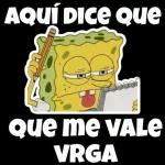 Aquí dice que que me VALE VRGA