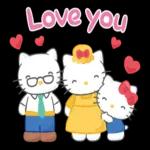 Hello Kitty Pop-Up Greeting Stickers