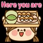 双马尾小女孩文字pack 3