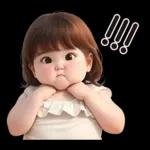 What a cute girl!❤️