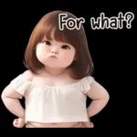 What a cute girl!❤️