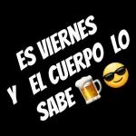 ES VIERNES Y EL CUERPO LO SABE