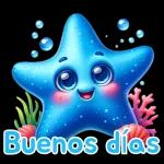 Cute starfish stickers