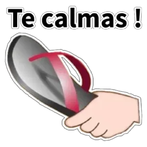 Te calmas ! - getsticker.com