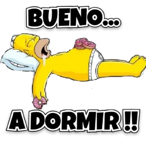 BUENO... A DORMIR!! - getsticker.com