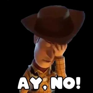 AY, NO! - getsticker.com