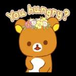 Rilakkuma's family chat stickers 2