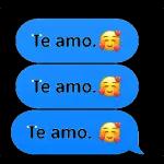 Te amo. Te amo. Te amo. 