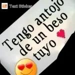 Tengo antojo de un beso tuyo