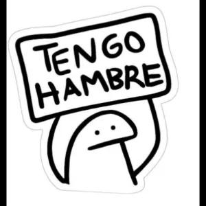 TENGO HAMBRE - getsticker.com