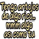 Un beso tuyo es lo que me hace falta.
