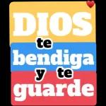 DIOS te bendiga y te guarde
