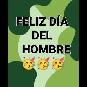 FELIZ DÍA DEL HOMBRE - getsticker.com