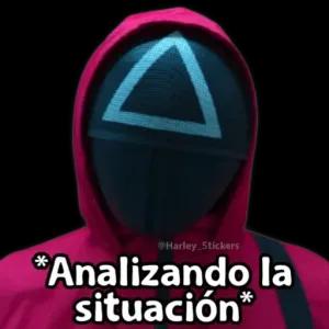 *Analizando la situación* - getsticker.com