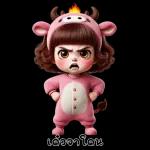 สาวน้อยน่ารัก - ชุดวัว 2